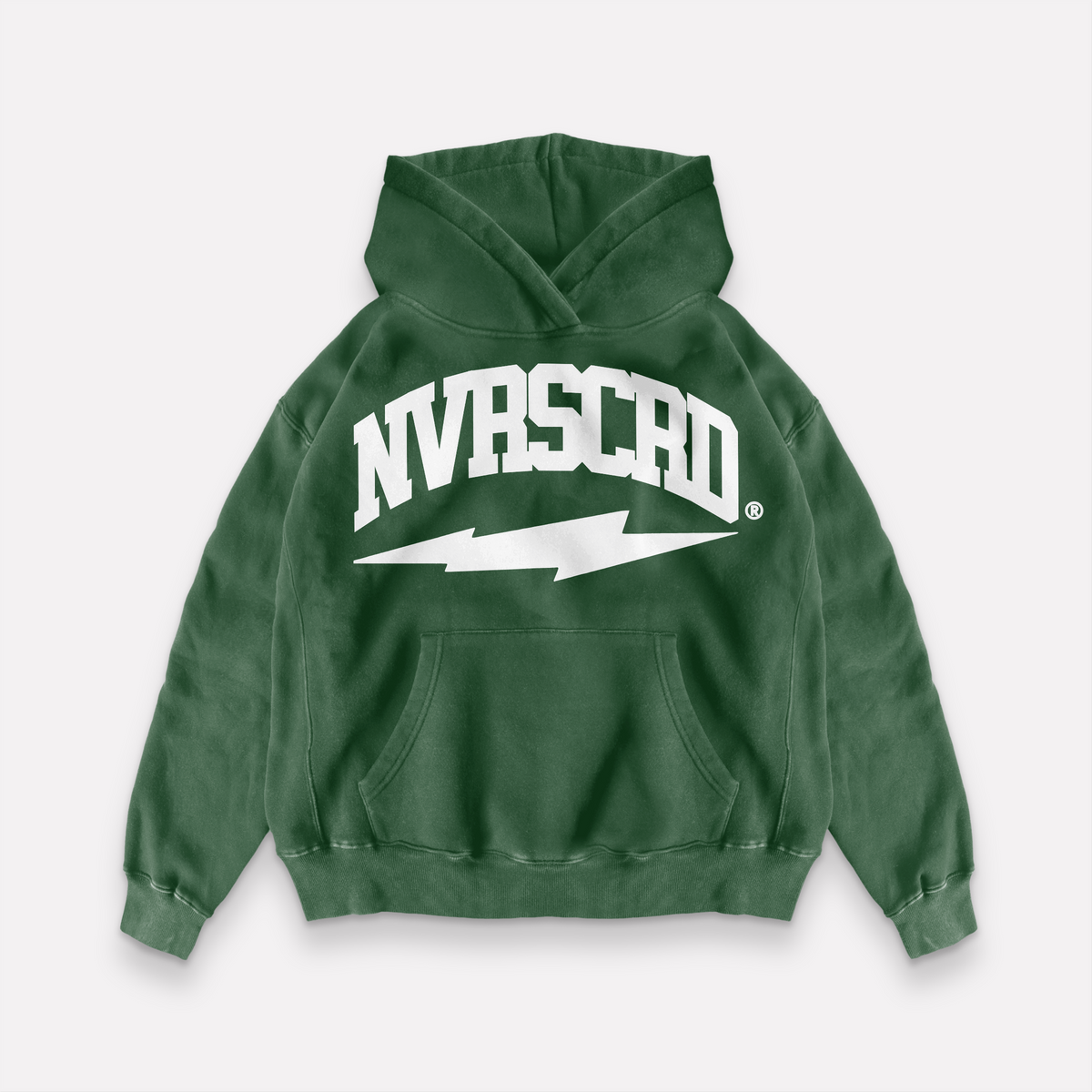 Team logo hoodie green