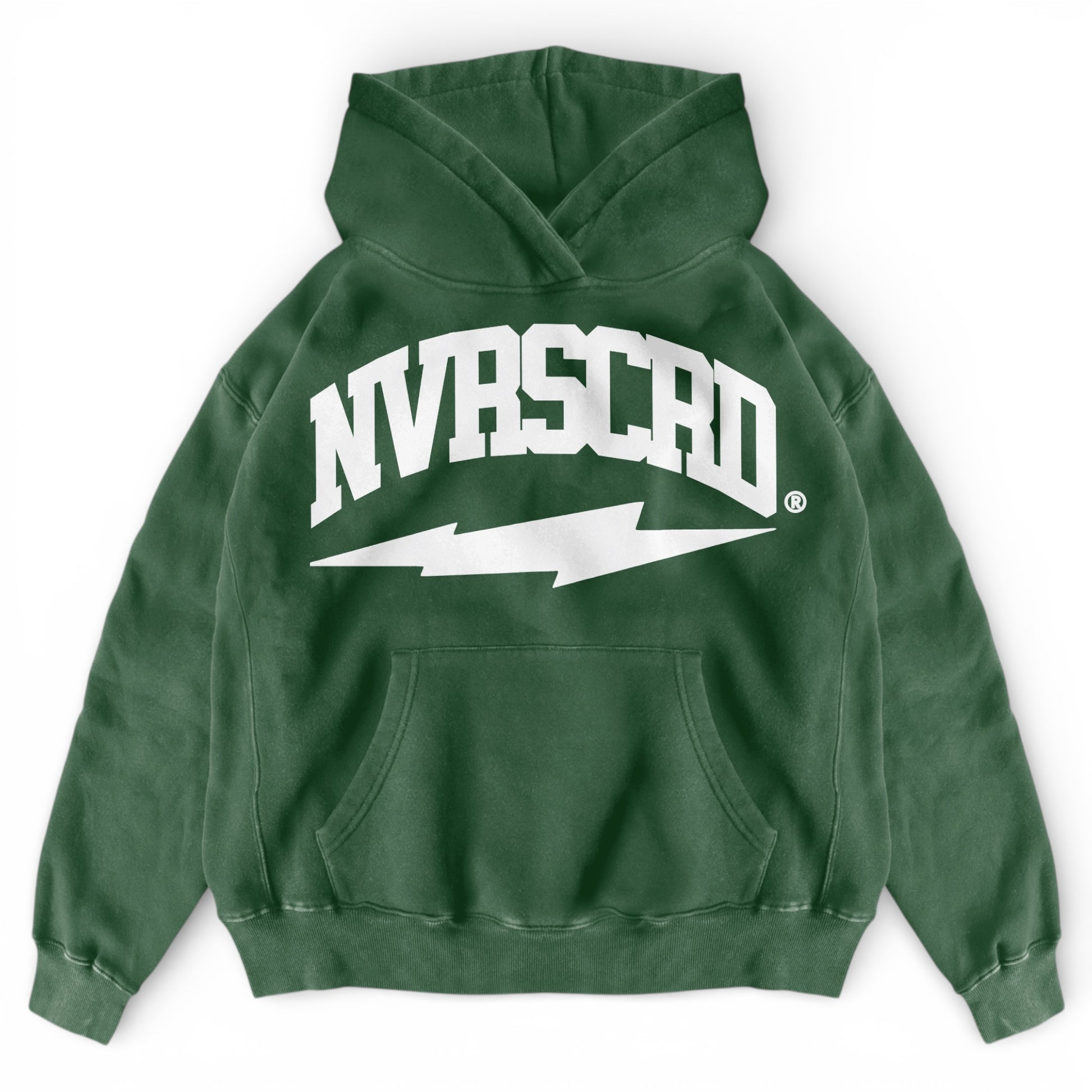 Green team logo storm hoodie
