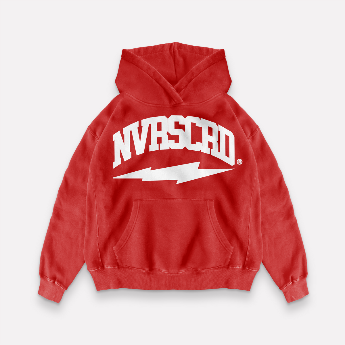 Team logo hoodie red