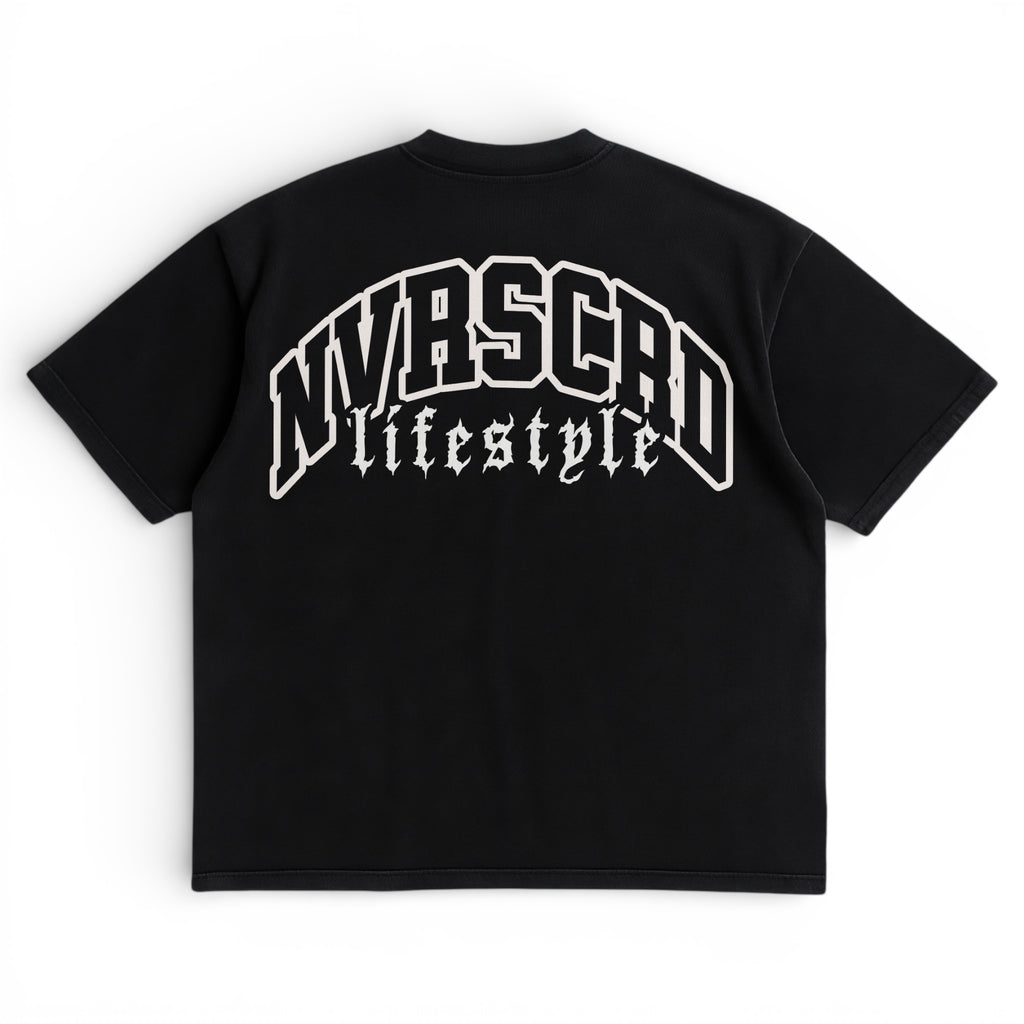 Black/white team logo T