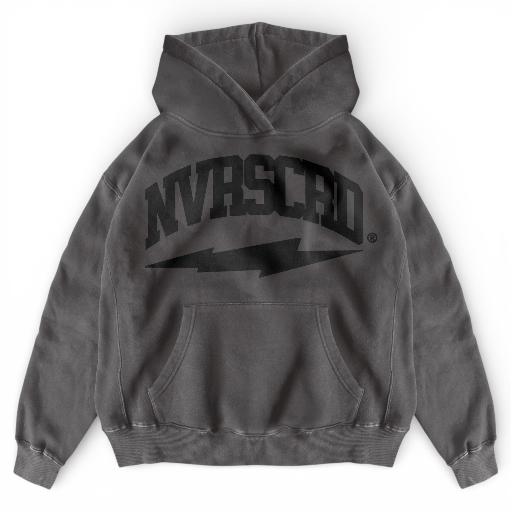 Grey Team logo storm hoodie