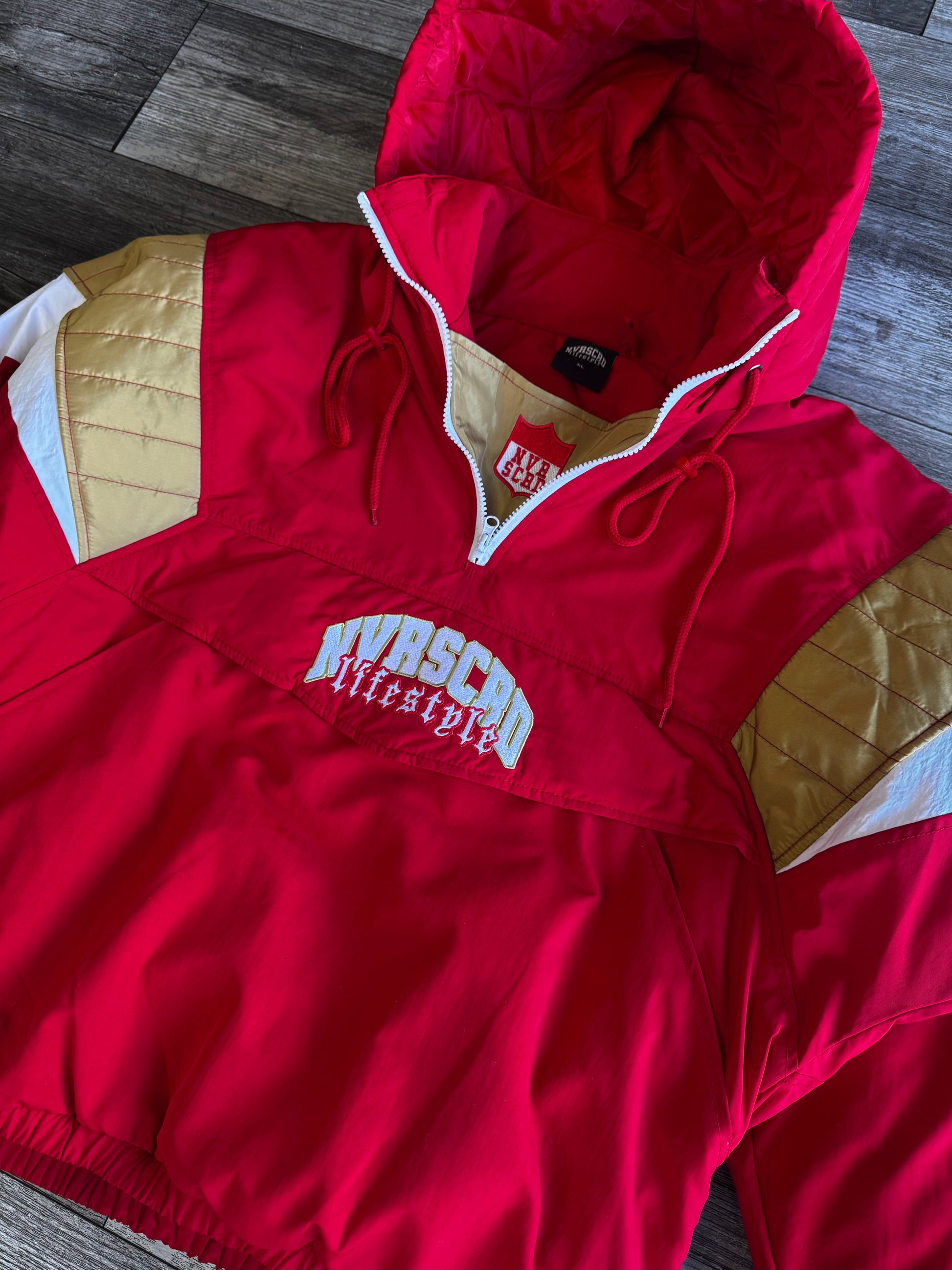 Red/gold stadium jackets (pre order only!)