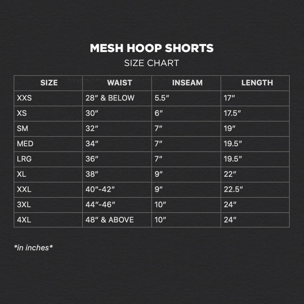 Black OG Team Hoop Shorts