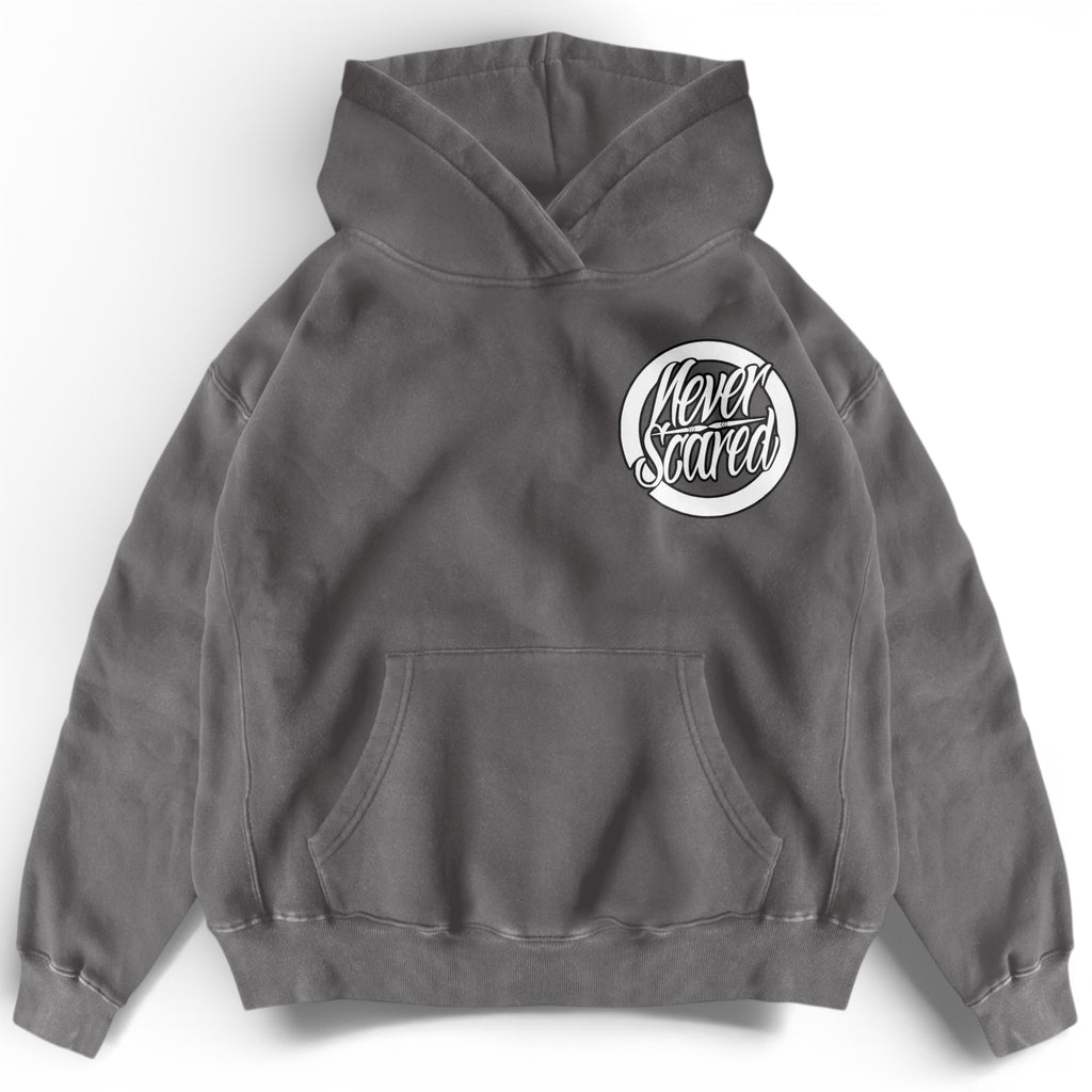 Ash grey OG dot hoodie