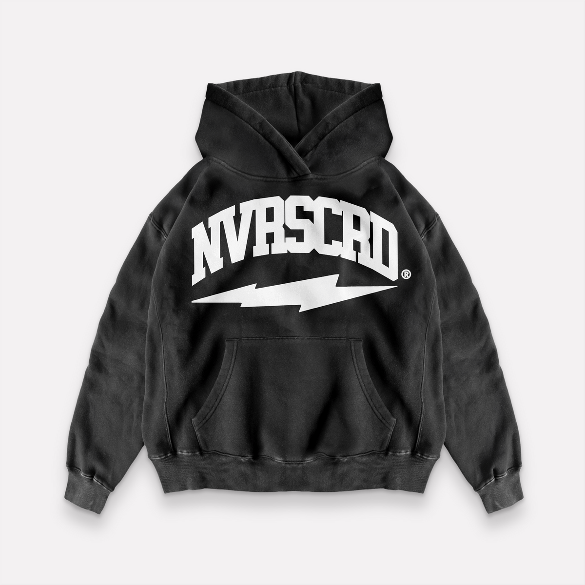 Team logo hoodie black