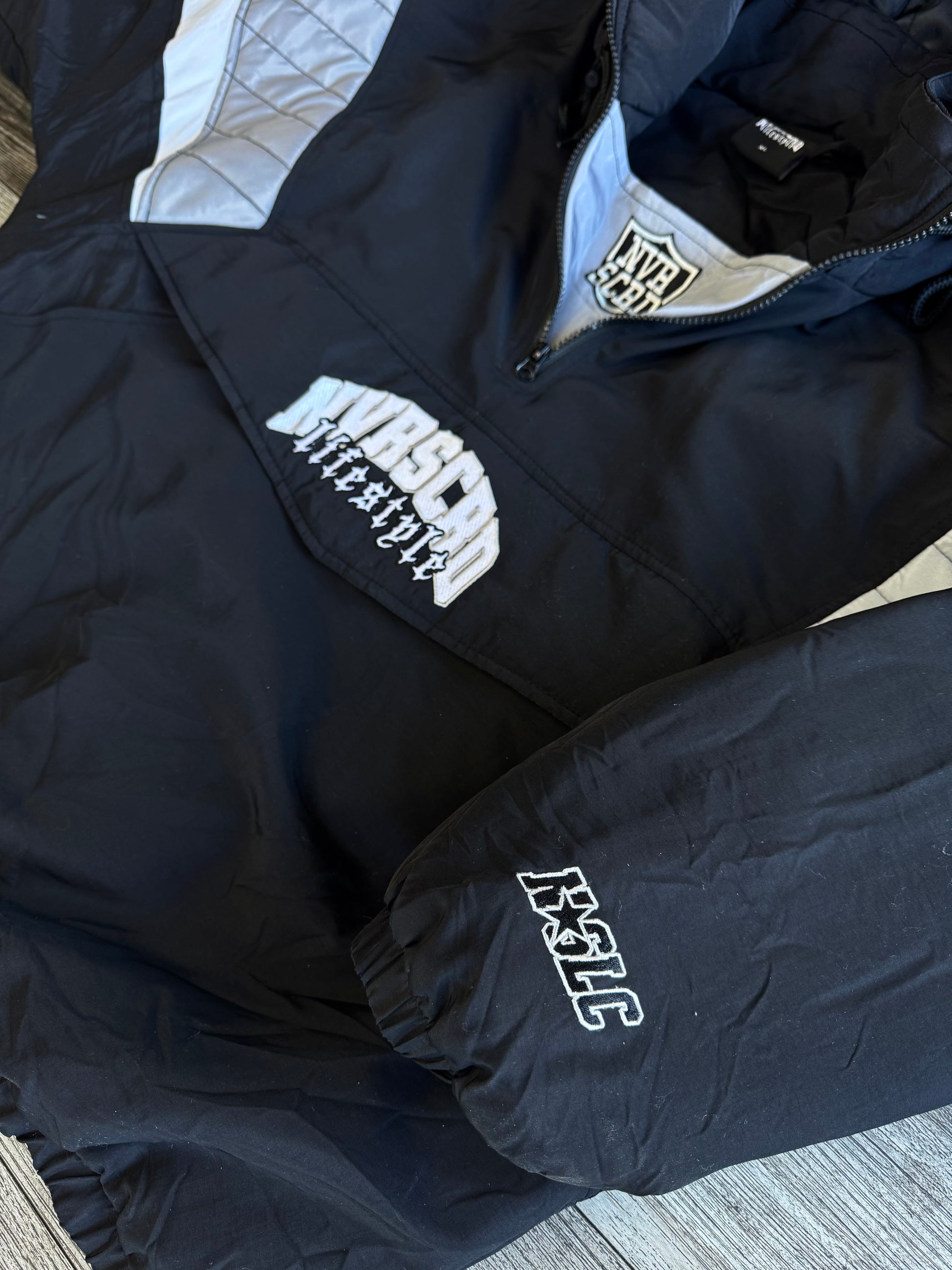 Silver/black stadium jackets (pre order only!)