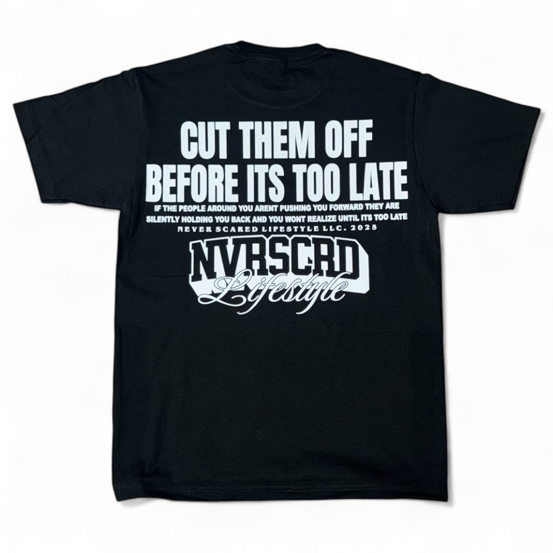CUT THEM OFF T BLK/WHITE