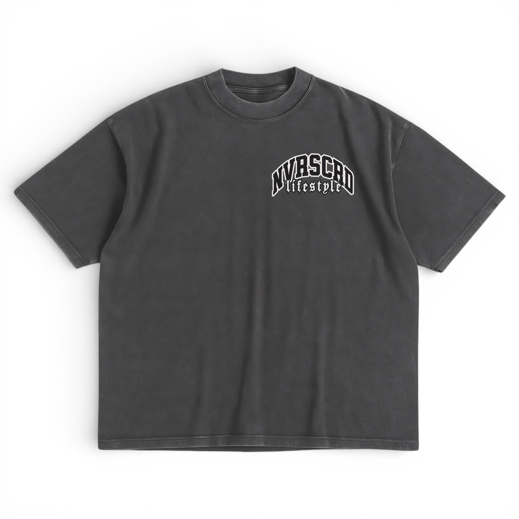 Grey wash team logo T