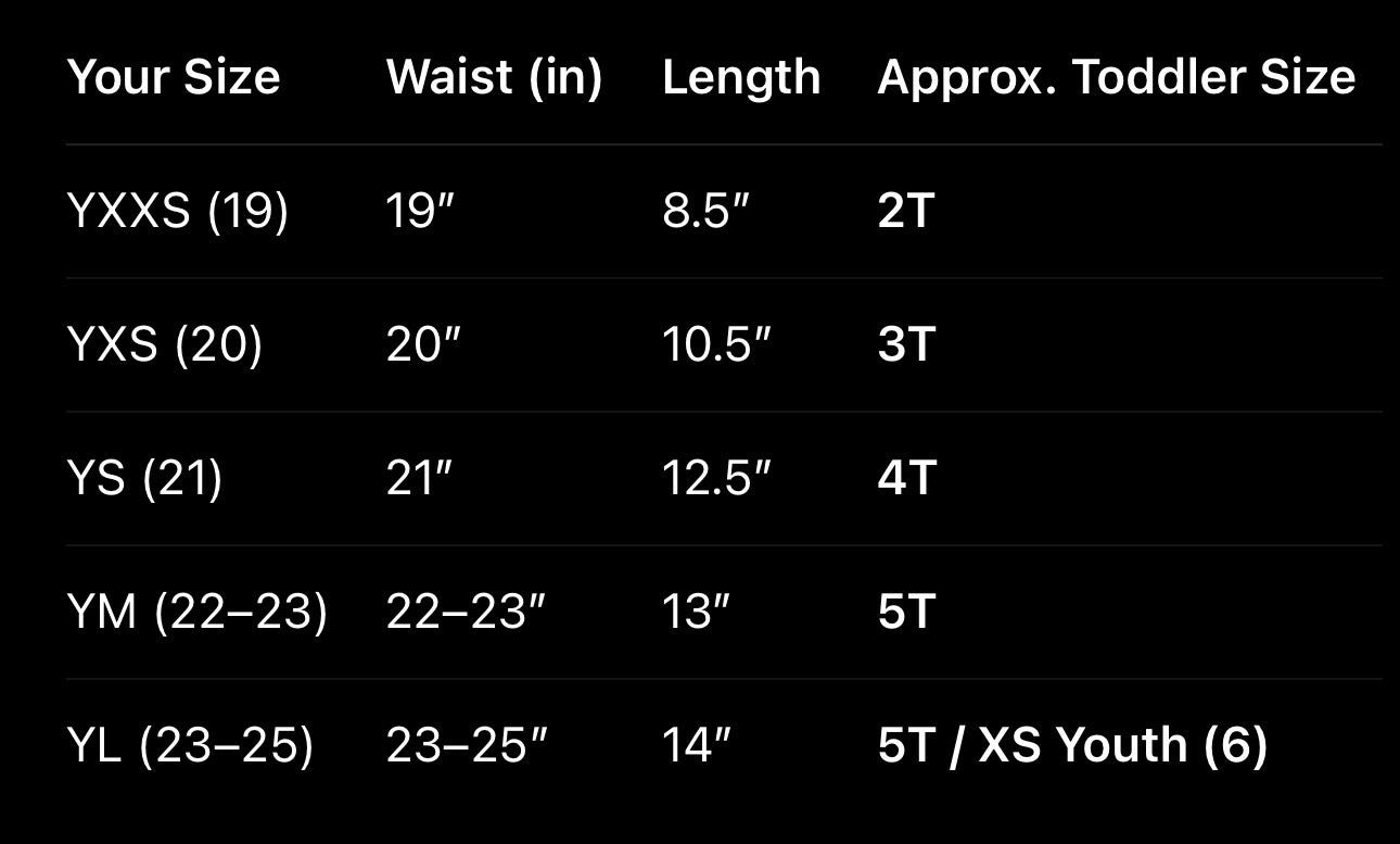 “KIDS” Black OG team hoop shorts