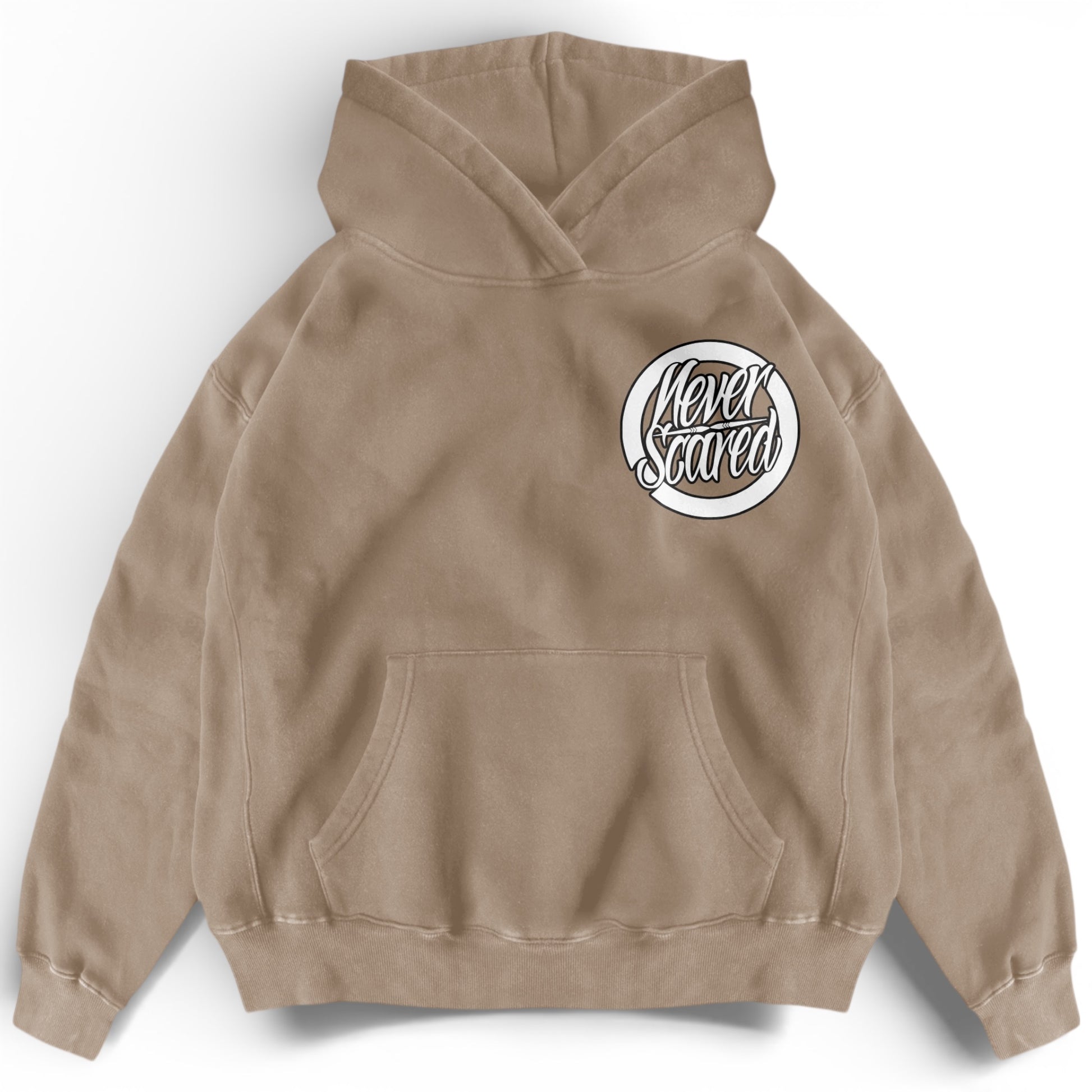 Brown OD dot hoodie
