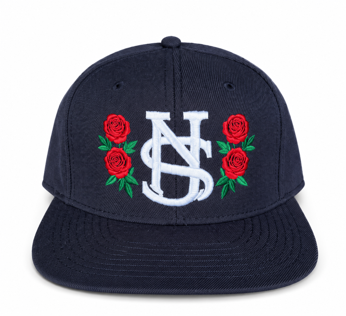 Navy NS Rose snap back