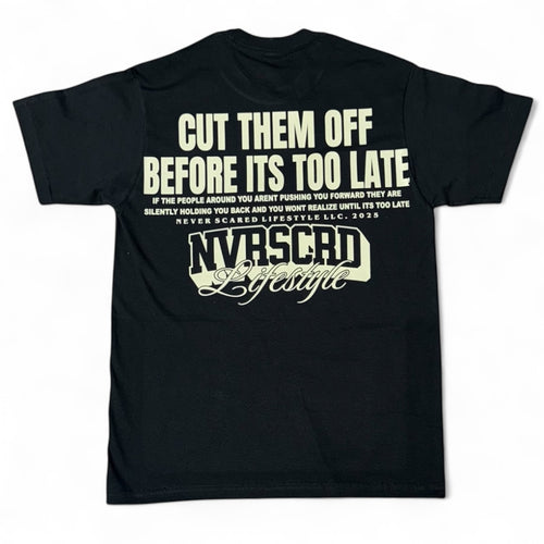 CUT THEM OFF T BLK/KHKI