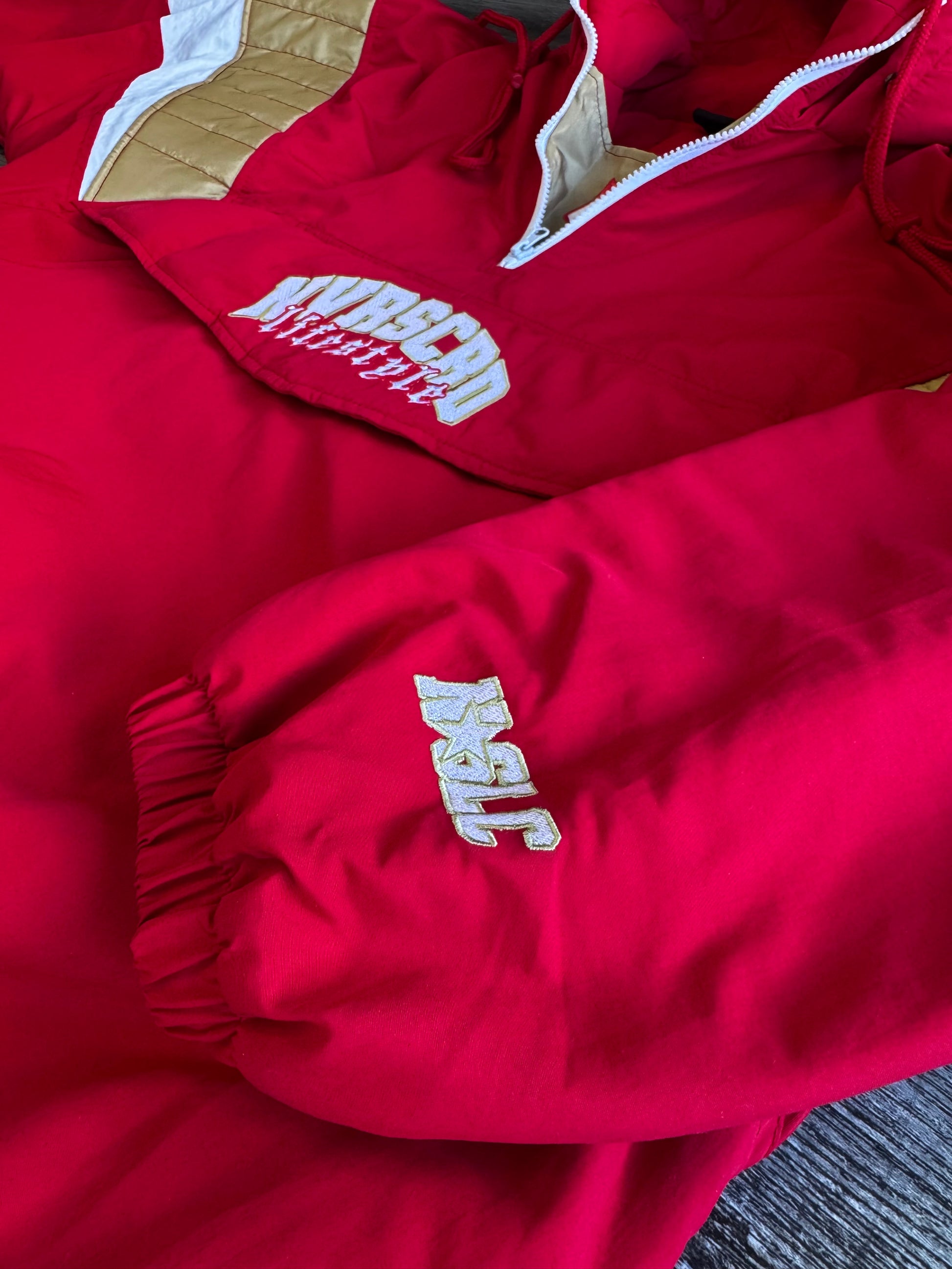 Red/gold stadium jackets (pre order only!)