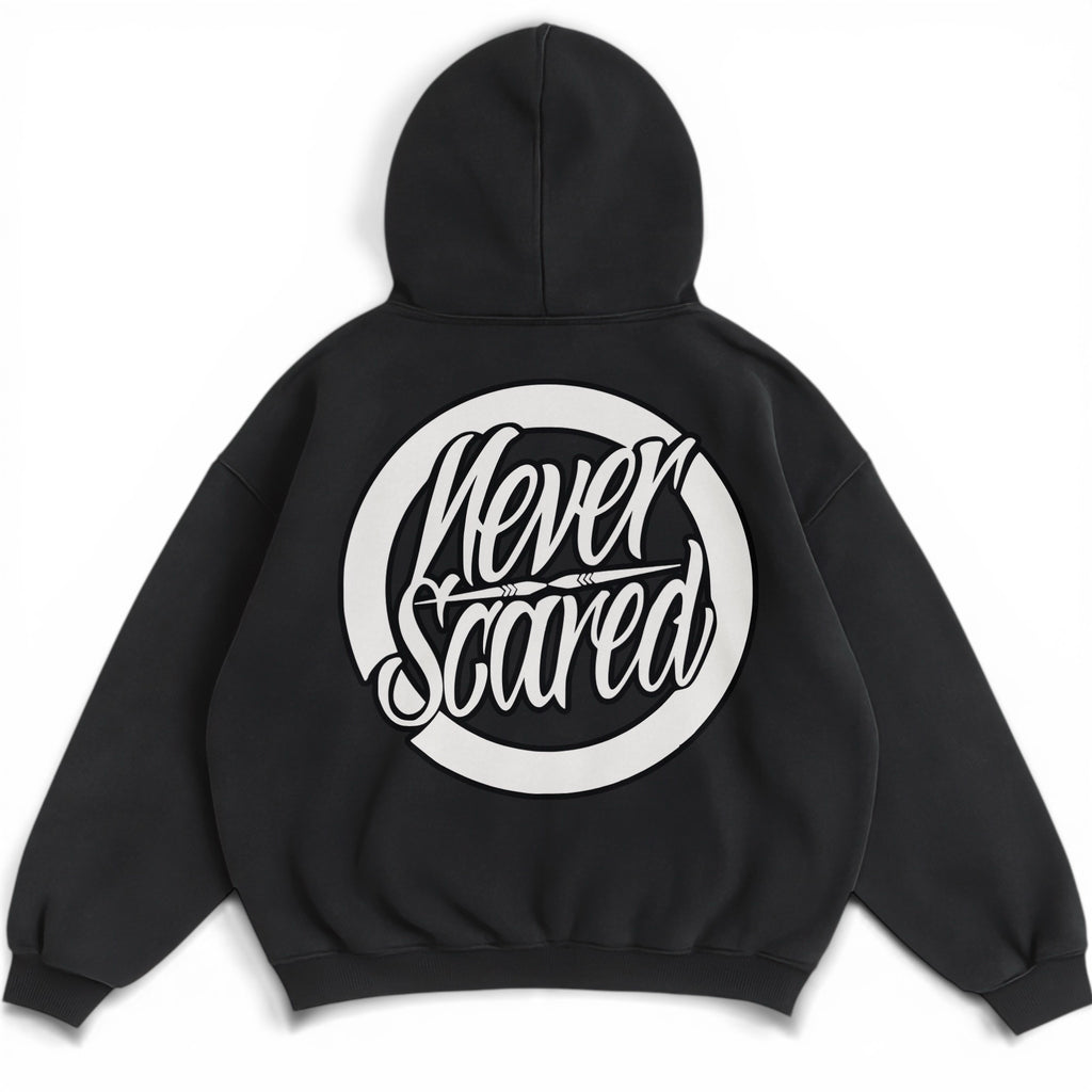 Black zip up OG dot hoodie